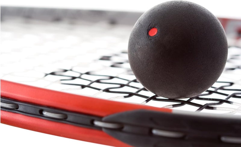 Flylin Single Dot Squash Ball, Squash Balls High Bounce for Competition Training, 37mm Beginner Sports Squash Ball Pack of 3 - Image 5